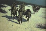 Trail of the Shod Horse (mk43) Frederic Remington